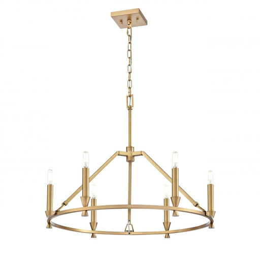 Carisbrooke 26" Chandelier, Brass | DVP37126BR
