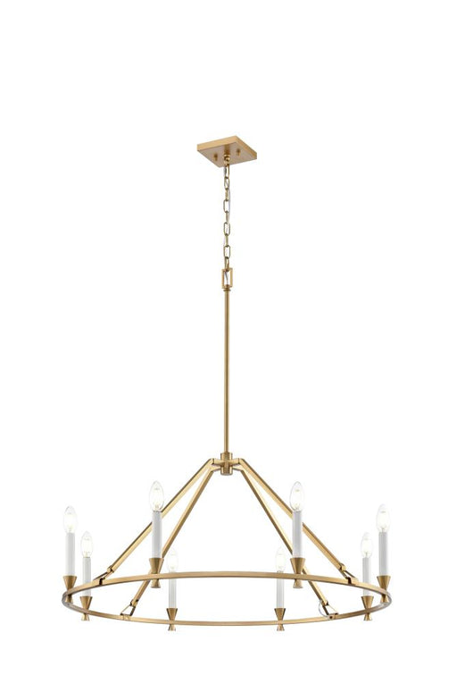 Carisbrooke 34" Chandelier, Brass | DVP37129BR