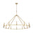 Carisbrooke 50" Chandelier, Brass | DVP37145BR