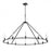 Carisbrooke 50" Chandelier, Black | DVP37145EB