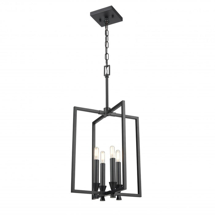 Carisbrooke 16"h Pendant, Black | DVP37148EB