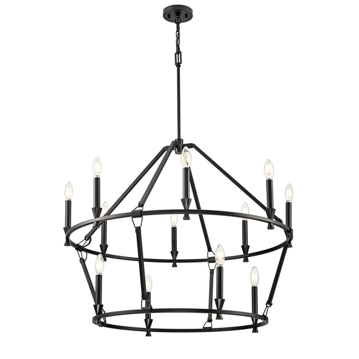 Carisbrooke 2 Tier Chandelier | DVP37149EB