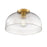 Hariette 14" Semi Flush | DVP37612BR-RIC