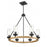 Okanagan 6 Light Foyer  Pendant | DVP38626EB+NW-CL
