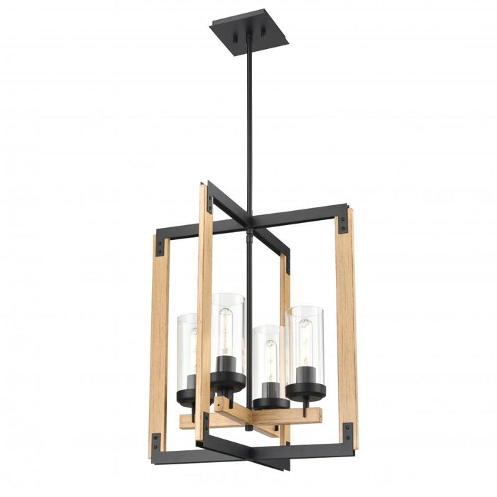 Okanagan 4 Light  Pendant | DVP38648EB+NW-CL