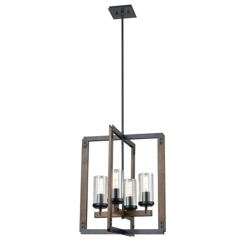 Okanagan 21.25 Inch 4 Light Foyer | DVP38648GR+IW-CL