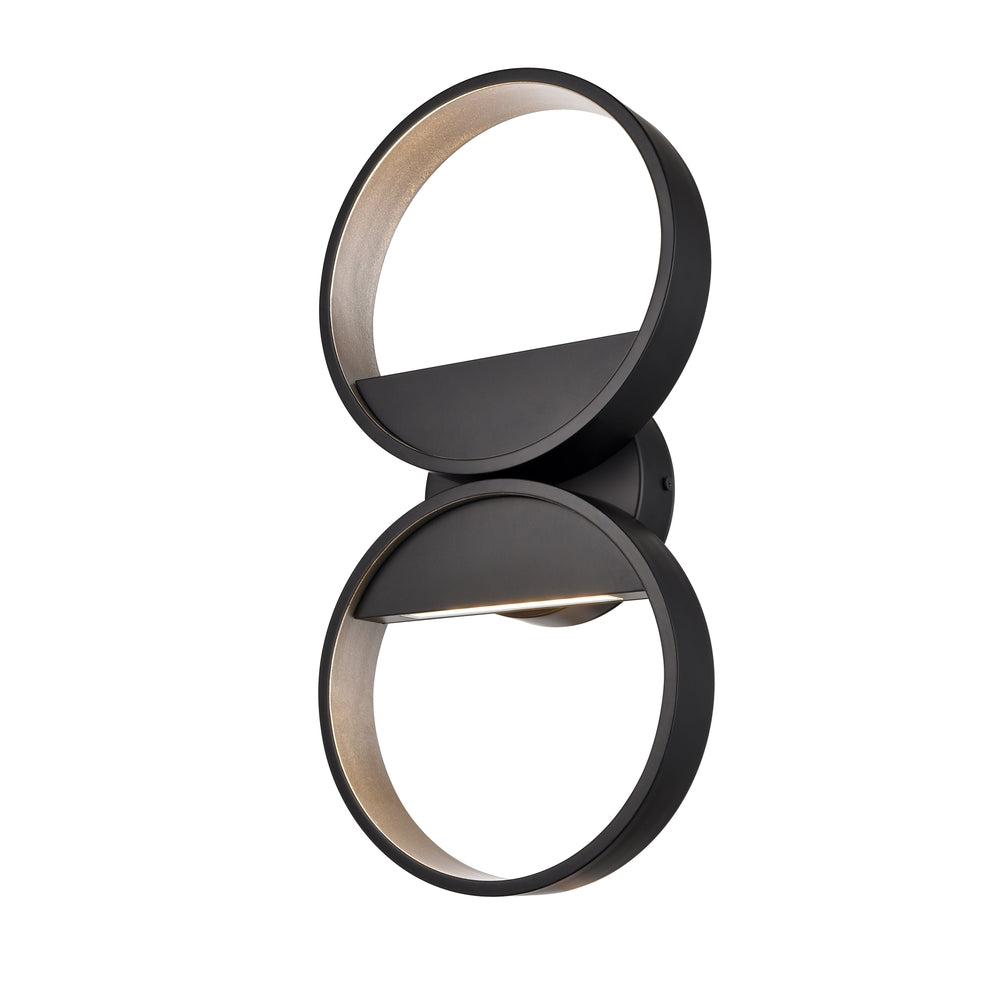 Miranda Led Outdoor 16.25 Inch Sconce | DVP41472BK+SS — Litemode