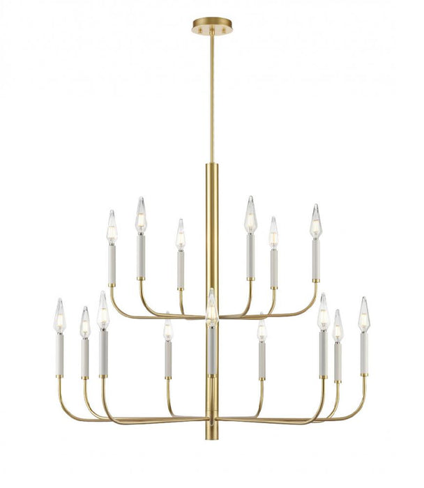 Olivia 2 Tier  Chandelier | DVP44045MF+PSB
