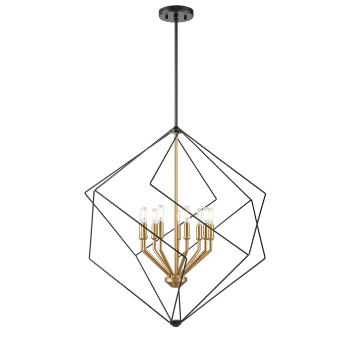 Ashoona 9 Light Foyer | DVP44948BR+EB