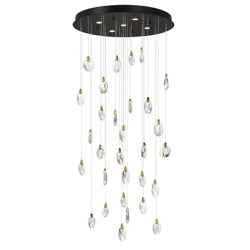 Pebble-multi-tier Chandelier | E11070-122BKPG