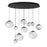 Nimbus-multi-light Pendant | E11529-113BK