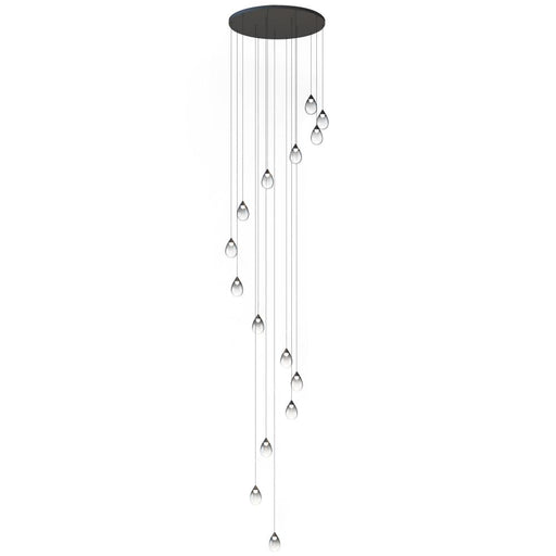 Dewdrop-multi-light Pendant | E21569-142BK
