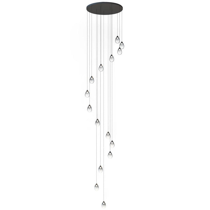 Dewdrop-multi-light Pendant | E21569-142BK