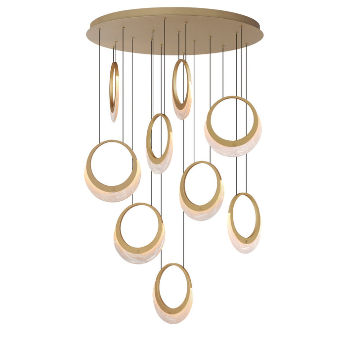 Lyra-multi-light Pendant | E23918-112GLD