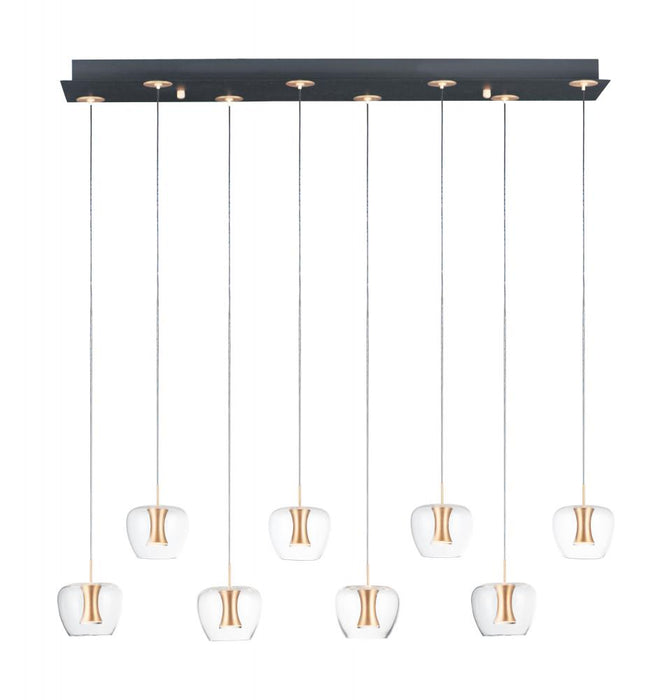 Newton-multi-light Pendant | E24165-18BKGLD