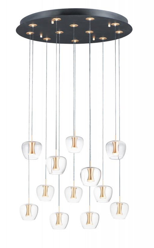 Newton-multi-light Pendant | E24167-18BKGLD