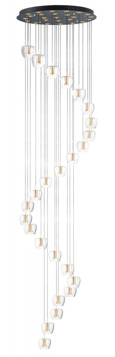 Newton-multi-light Pendant | E24169-18BKGLD