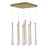 Stillo-multi-light Pendant | E24217-118GLD