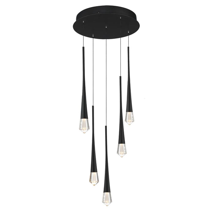 Pierce-multi-light Pendant | E24225-122BK