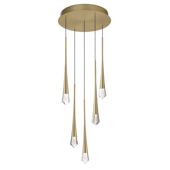 Pierce-multi-light Pendant | E24225-122GLD