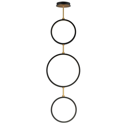 Hoopla-multi-light Pendant | E24321-BKGLD