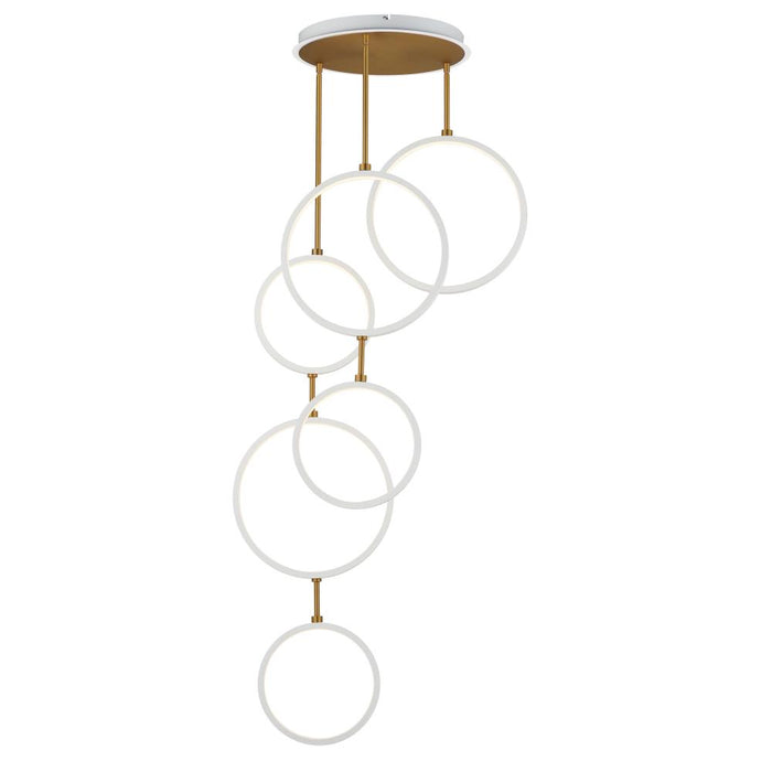Hoopla-single Pendant | E24325-WTGLD