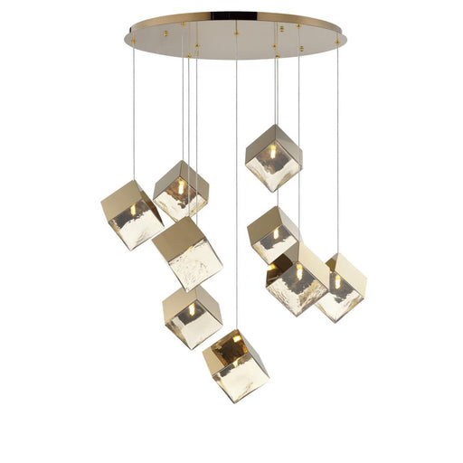 Ice Cube-multi-light Pendant | E24689-26FG