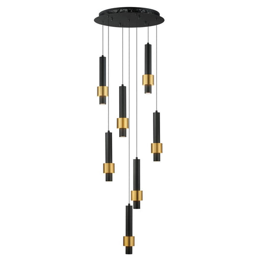 Reveal-multi-light Pendant | E24757-BKGLD