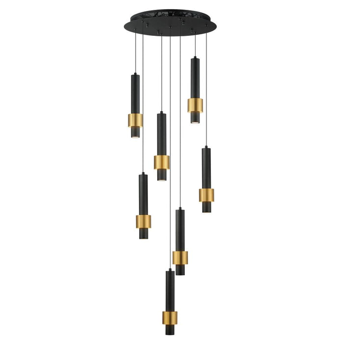 Reveal-multi-light Pendant | E24757-BKGLD