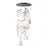 Rinkle-multi-light Pendant | E24877-133BGM