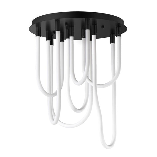 Soleil- Flush Mount Chandelier | E24987-BK