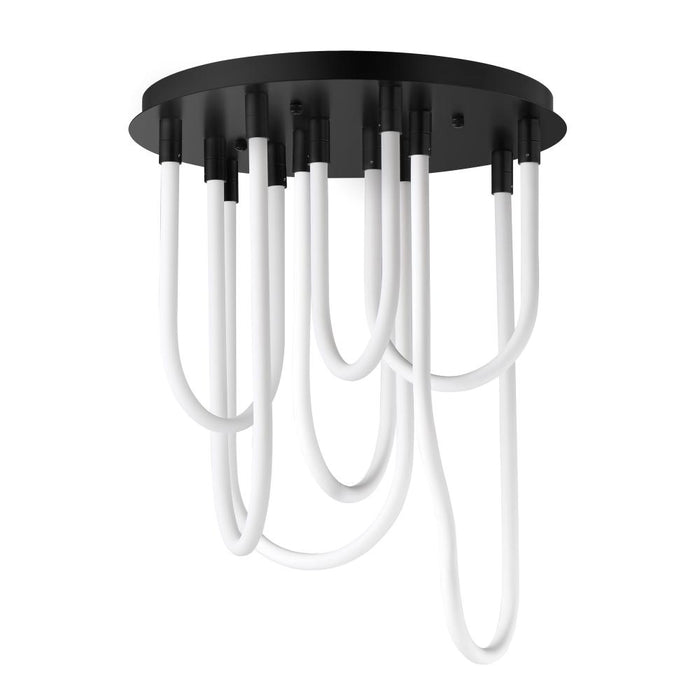 Soleil- Flush Mount Chandelier | E24987-BK