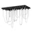 Soleil- Flush Mount Chandelier | E24989-BK