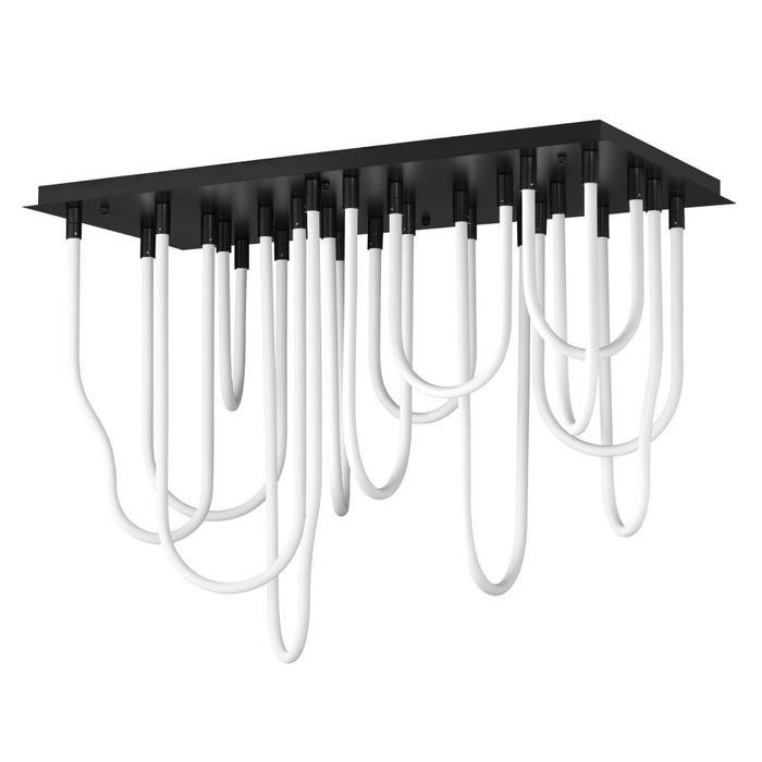 Soleil- Flush Mount Chandelier | E24989-BK