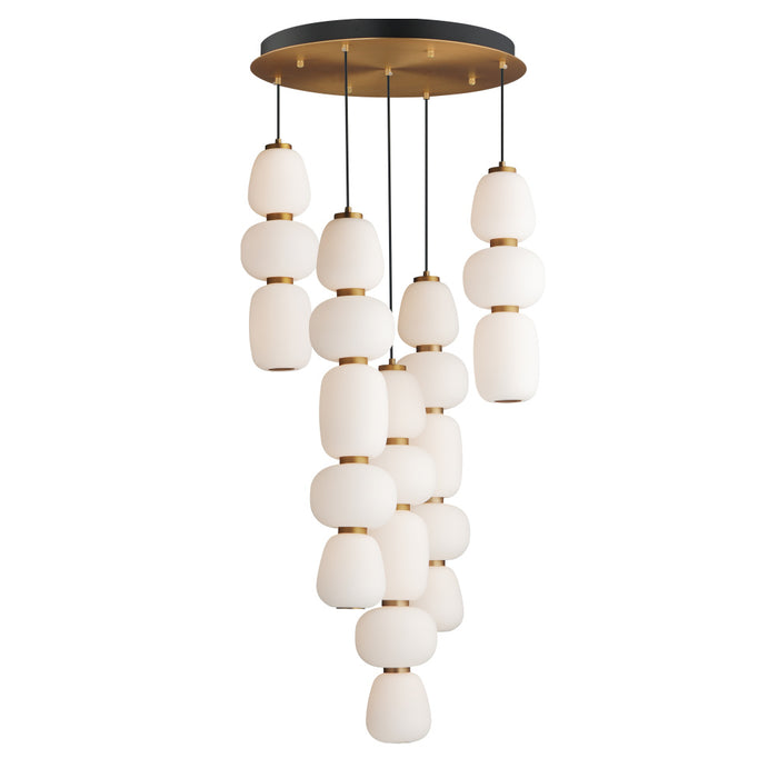 Soji-chandelier | E25169-92BKGLD