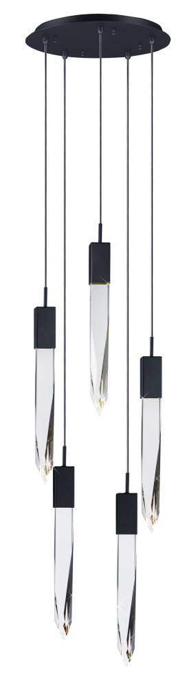 Quartz-multi-light Pendant | E31244-20BK