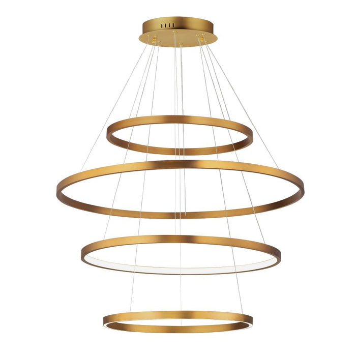 Groove 5cct-multi-light Pendant | E52729-GLD