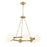 Maverick 6 Light Vibrant Gold Chandelier | ED0161006VG