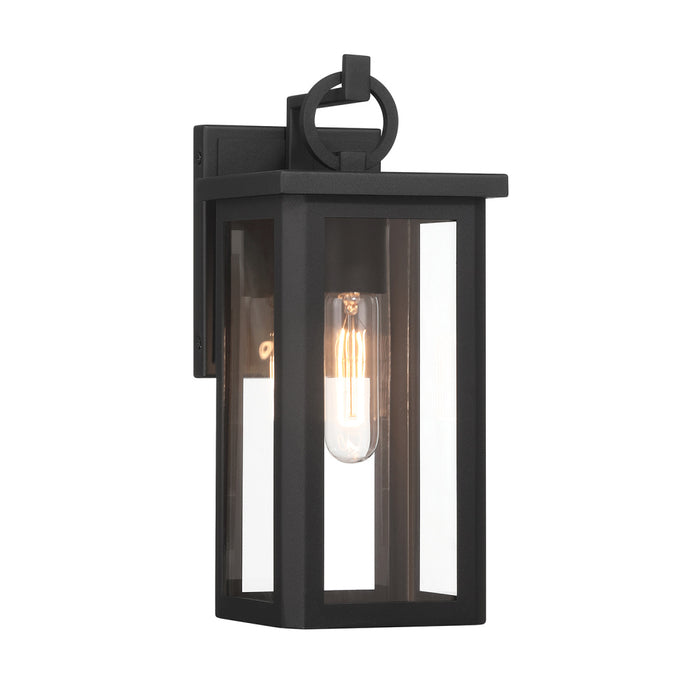 Boadie 1 Light Matte Black Outdoor Sconce | ED0811001MK