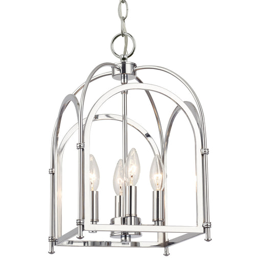 Kai 4 Light Polished Chrome Pendant | ED444114CH