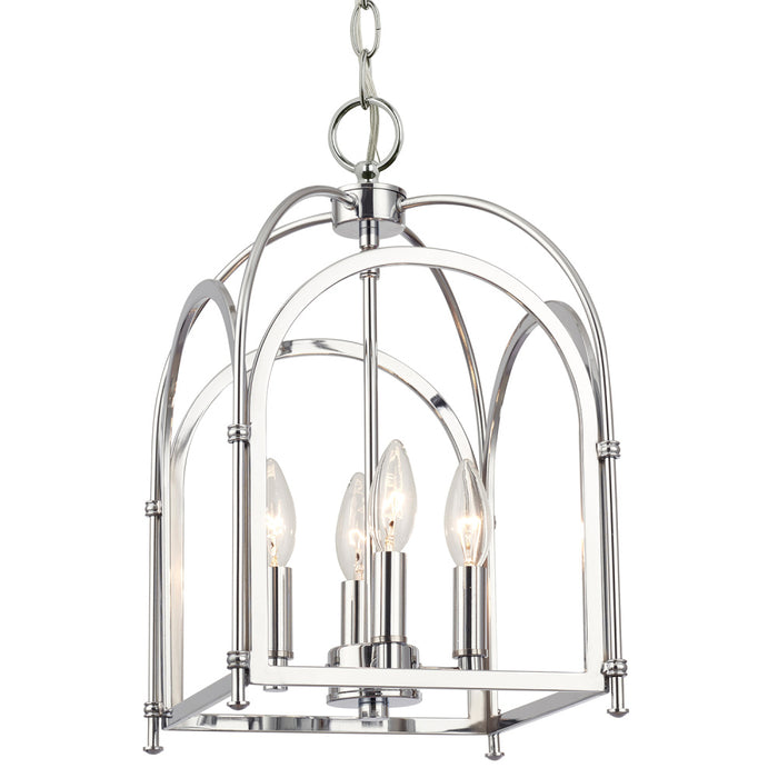 Kai 4 Light Polished Chrome Pendant | ED444114CH