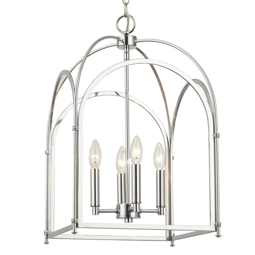 Kai 14" Polished Chrome Pendant | ED444124CH