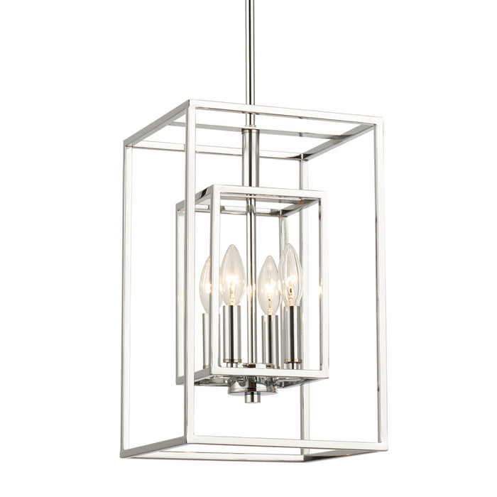 Kai 4 Light Polished Chrome Pendant | ED884114CH