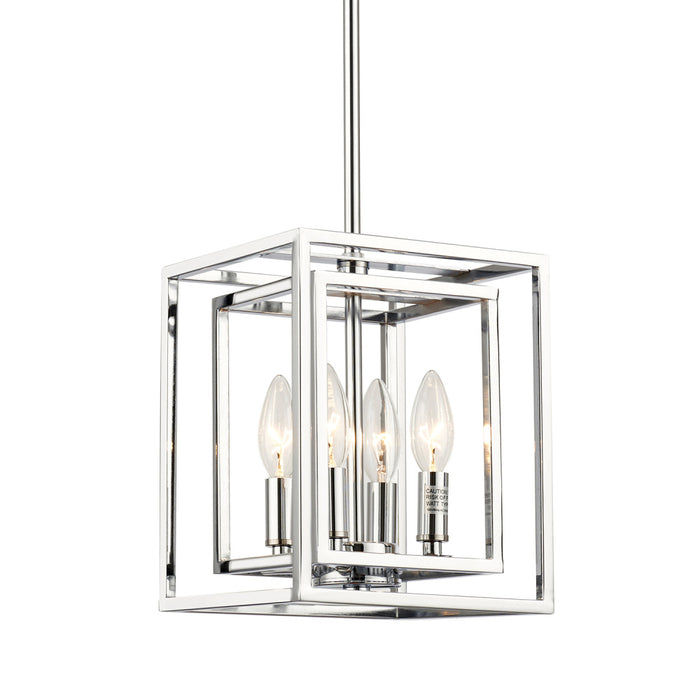Kai 4 Light Polished Chrome Pendant | ED884124CH
