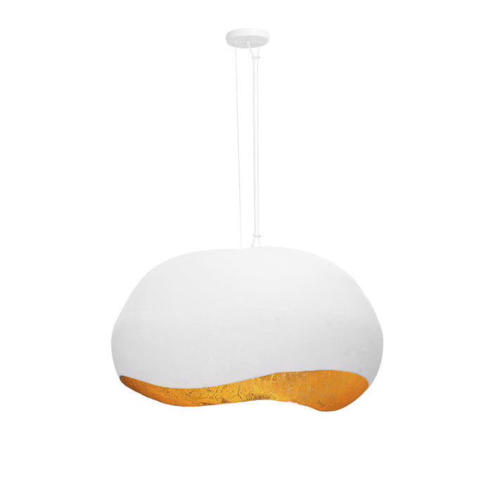 Baleia,  4 Light  36in Pend, Wht&gld | 46438-027