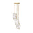 Heera,  3 Light  Chandelier, Gold | 46464-019