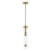 Mistero 1 Light Pendant In Brushed Gold | 46430-014