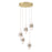 Rola,  5 Light  Led Chandelier Gold | 45594-014