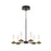 Torcia,  6 Light  Chandelier S, Blk | 45712-012