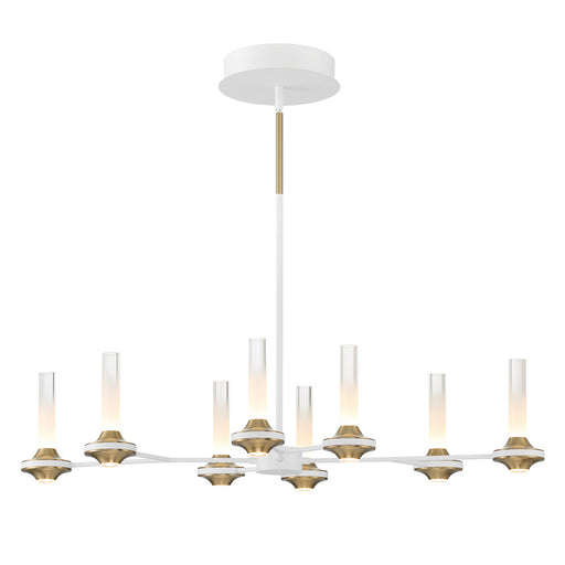 Torcia,  8 Light  Chandelier, White | 45714-023